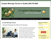 Tablet Screenshot of couplesmassageseattle.com